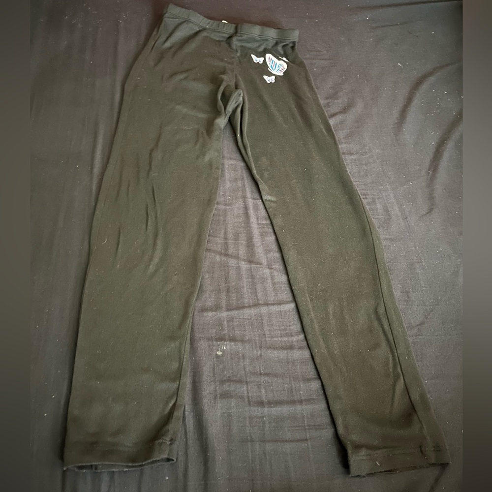 Girls Black Leggings Comfortable and Versatile